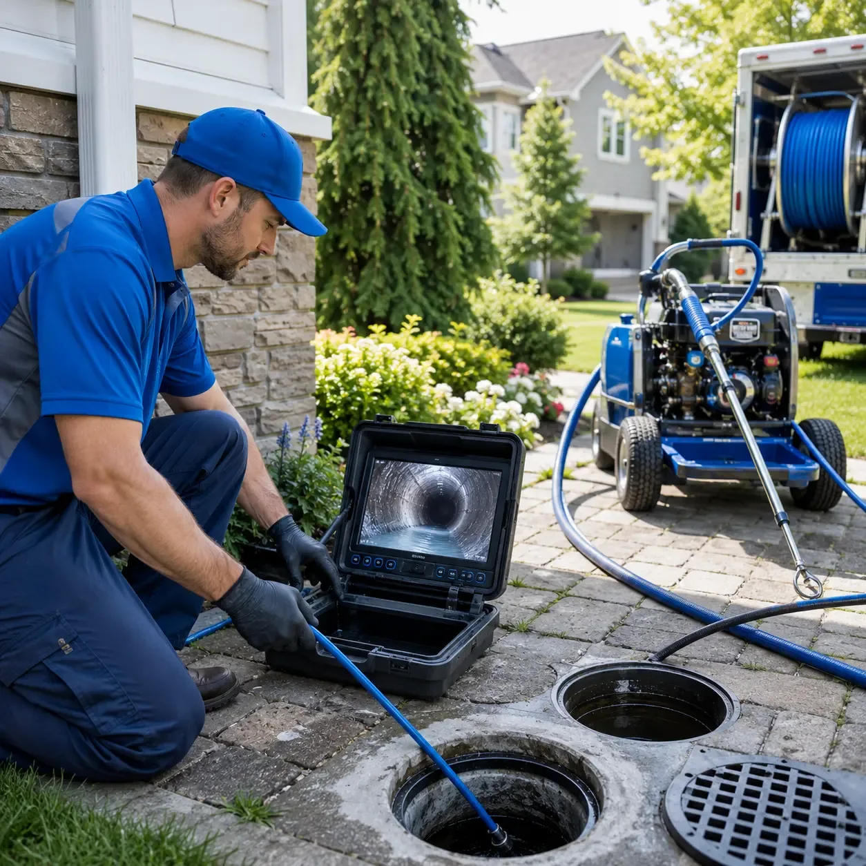 Outdoor drain cleaning professionals serving Charlestown, NH