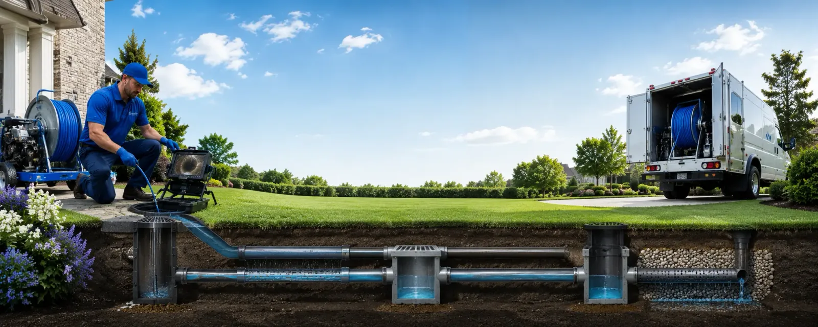 Outdoor drain cleaning information for Charlestown, NH